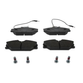 Jeu de 4 plaquettes de frein avant FERODO