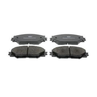 Jeu de 4 plaquettes de frein avant FERODO