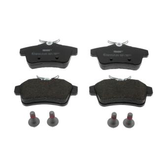 Jeu de 4 plaquettes de frein arrière FERODO