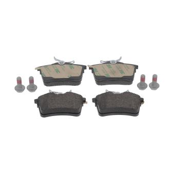 Jeu de 4 plaquettes de frein arrière FERODO