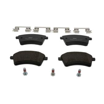 Jeu de 4 plaquettes de frein avant FERODO