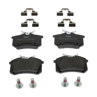 Jeu de 4 plaquettes de frein arrière FERODO