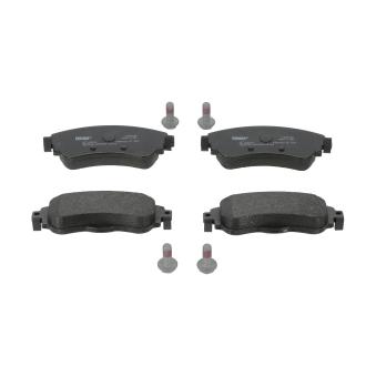 Jeu de 4 plaquettes de frein avant FERODO