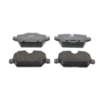 Jeu de 4 plaquettes de frein arrière FERODO