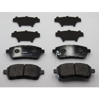 Jeu de 4 plaquettes de frein avant FERODO