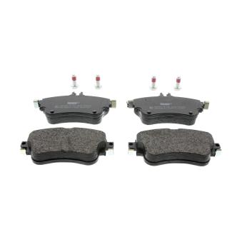 Jeu de 4 plaquettes de frein avant FERODO