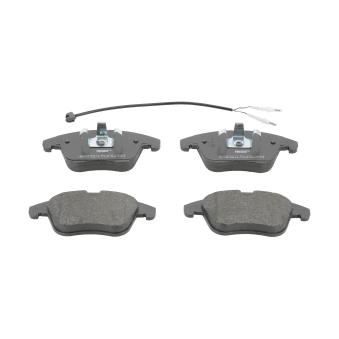 Jeu de 4 plaquettes de frein avant FERODO