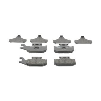 Jeu de 4 plaquettes de frein avant FERODO