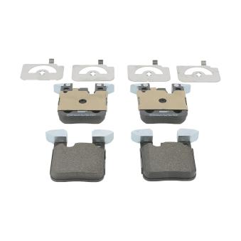 Jeu de 4 plaquettes de frein arrière FERODO