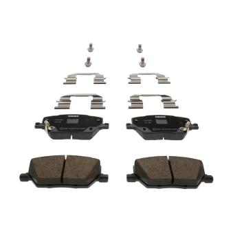 Jeu de 4 plaquettes de frein avant FERODO