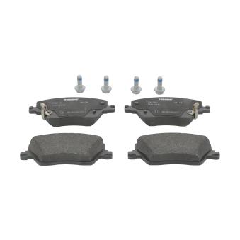 Jeu de 4 plaquettes de frein avant FERODO