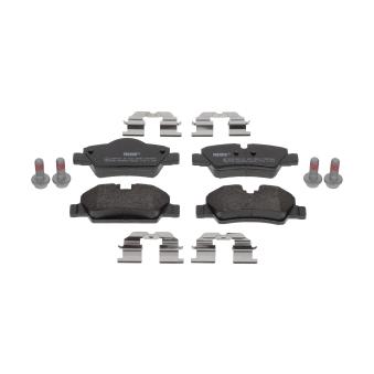 Jeu de 4 plaquettes de frein arrière FERODO