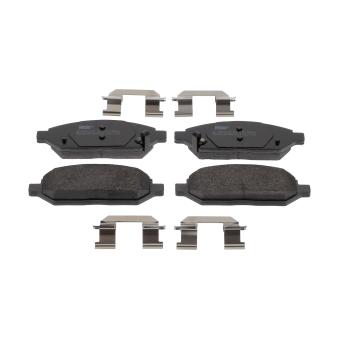 Jeu de 4 plaquettes de frein avant FERODO