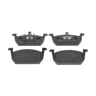 Jeu de 4 plaquettes de frein avant FERODO