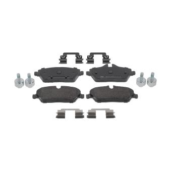 Jeu de 4 plaquettes de frein avant FERODO