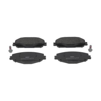 Jeu de 4 plaquettes de frein avant FERODO