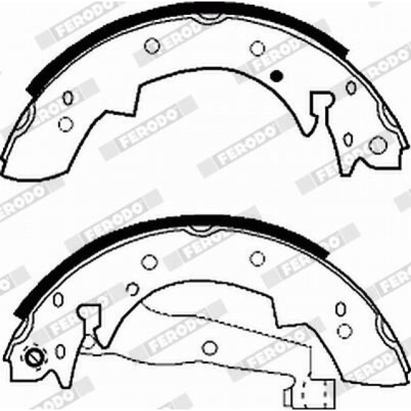 Jeu de mâchoires de frein FERODO FSB173 - Visuel 3