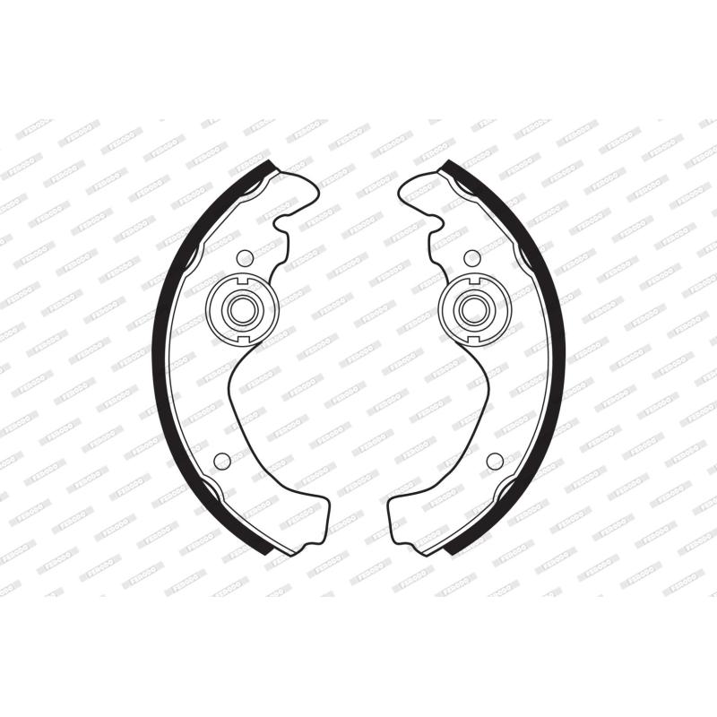 Jeu de mâchoires de frein FERODO FSB23 - Visuel 1