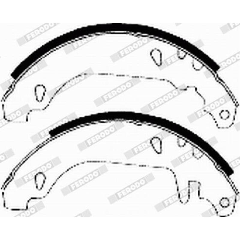 Jeu de mâchoires de frein FERODO FSB337 - Visuel 3
