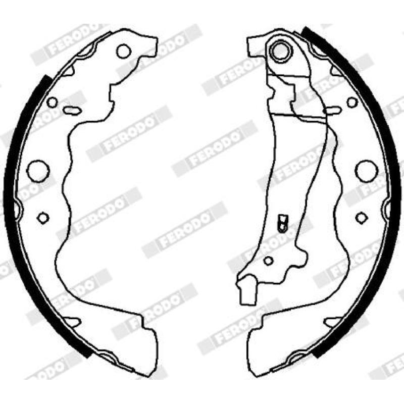 Jeu de mâchoires de frein FERODO FSB4031 - Visuel 1