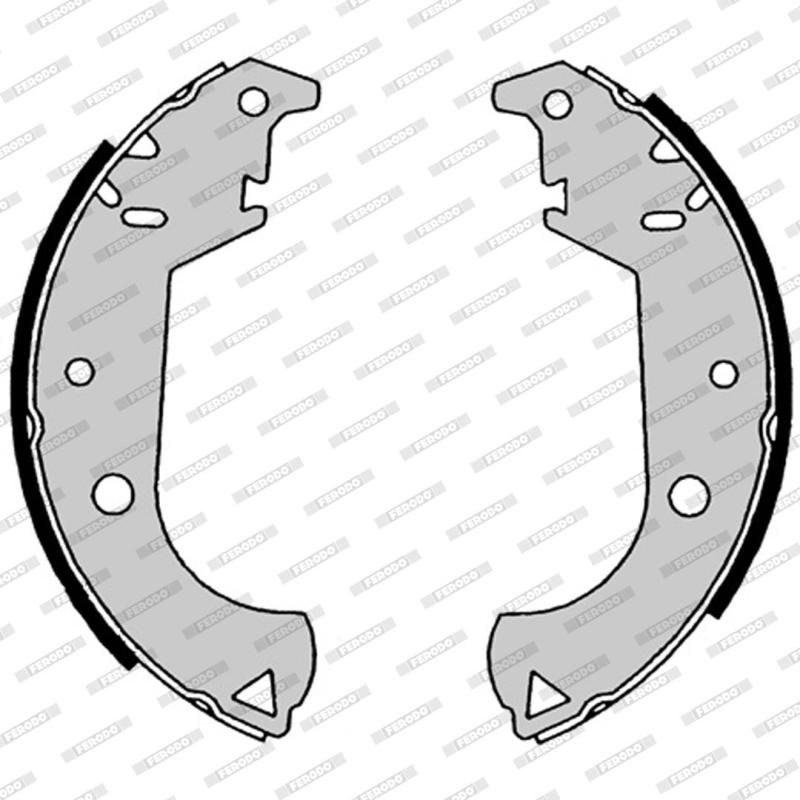 Jeu de mâchoires de frein FERODO FSB4187 - Visuel 1