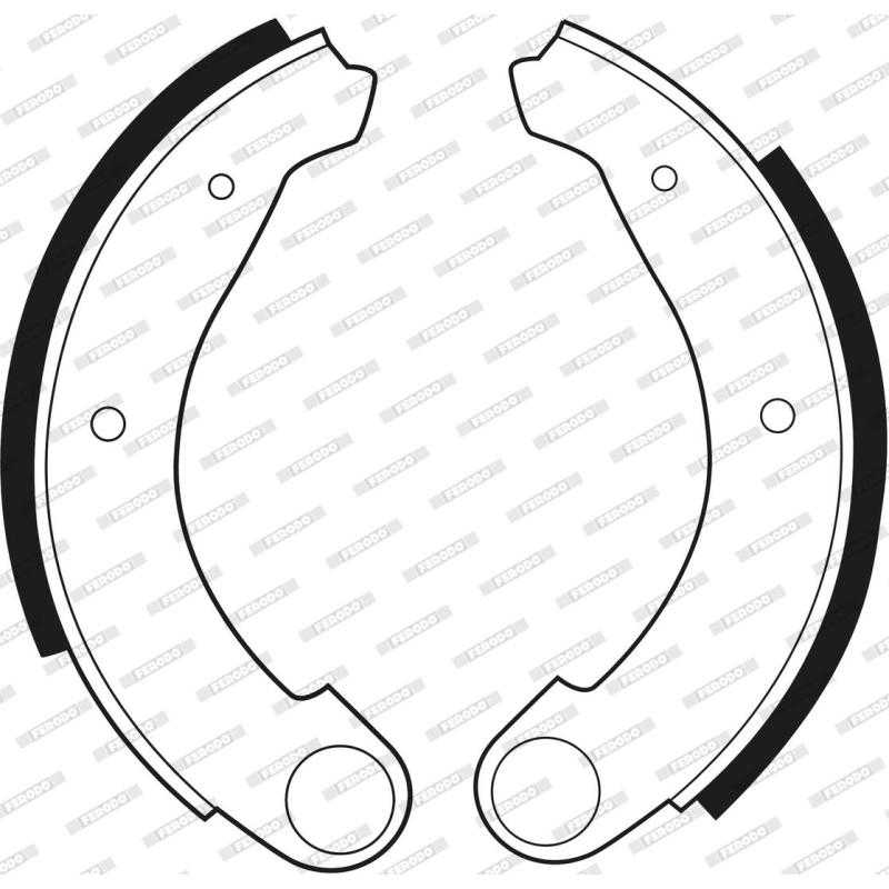 Jeu de mâchoires de frein FERODO FSB51 - Visuel 1