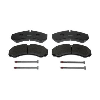 Jeu de 4 plaquettes de frein avant FERODO