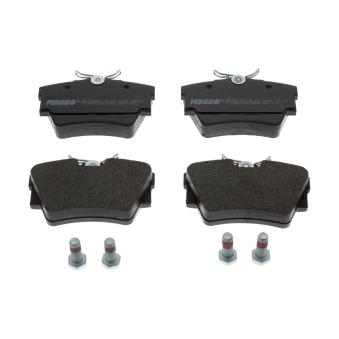 Jeu de 4 plaquettes de frein arrière FERODO