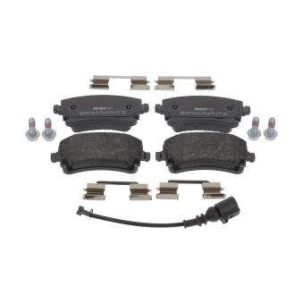 Jeu de 4 plaquettes de frein arrière FERODO