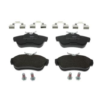 Jeu de 4 plaquettes de frein arrière FERODO