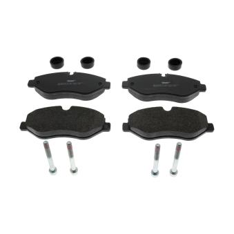 Jeu de 4 plaquettes de frein avant FERODO