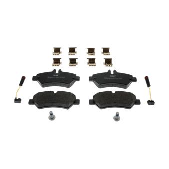 Jeu de 4 plaquettes de frein arrière FERODO