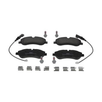 Jeu de 4 plaquettes de frein avant FERODO