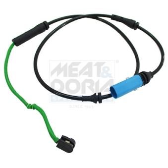 Contact d'avertissement, usure des plaquettes de frein MEAT & DORIA 212177