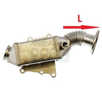 Radiateur, réaspiration des gaz d'échappement MEAT & DORIA 88383