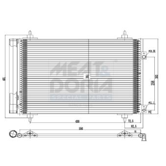 Condenseur, climatisation MEAT & DORIA 991009