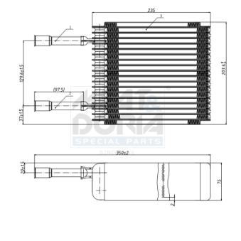 Évaporateur climatisation MEAT & DORIA