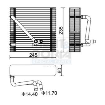 Évaporateur climatisation MEAT & DORIA