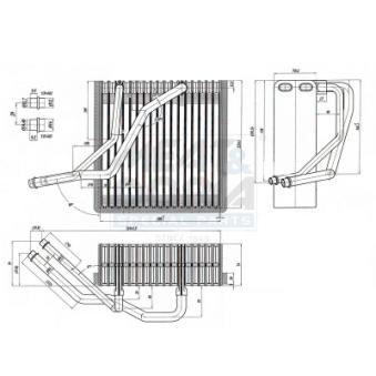 Évaporateur climatisation MEAT & DORIA