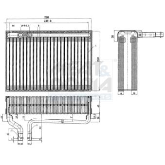 Évaporateur climatisation MEAT & DORIA