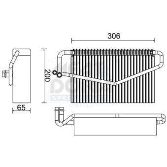 Évaporateur climatisation MEAT & DORIA