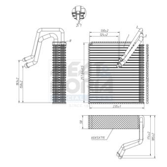 Évaporateur climatisation MEAT & DORIA