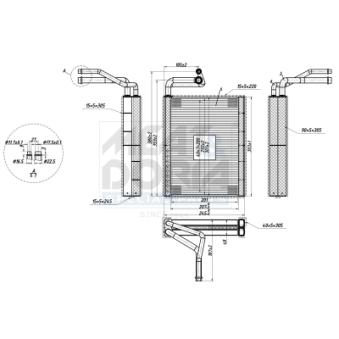 Évaporateur climatisation MEAT & DORIA