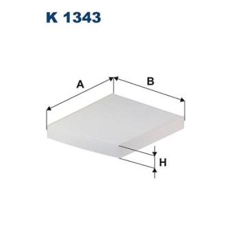 Filtre, air de l'habitacle FILTRON K 1343