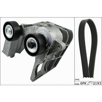 Jeu de courroies trapézoïdales à nervures HEPU 20-1866