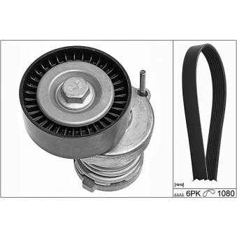 Jeu de courroies trapézoïdales à nervures HEPU