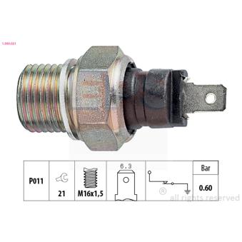 Indicateur de pression d'huile EPS 1.800.021