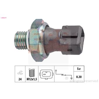 Indicateur de pression d'huile EPS
