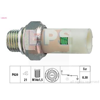 Indicateur de pression d'huile EPS