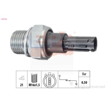 Indicateur de pression d'huile EPS